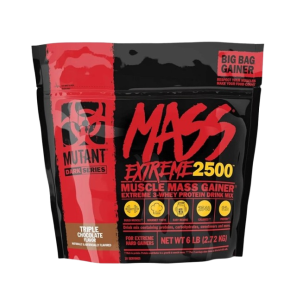 PVL Mutant – Mass Extreme Gainer, Węglowodany + białko, Potrójna czekolada, 2720g